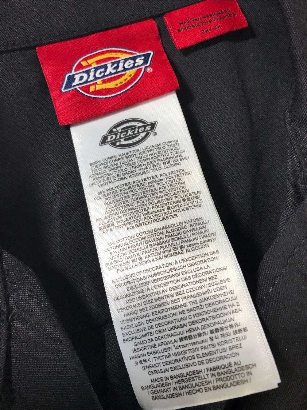 Dickies Womens Plus Flex Cooling Short Sleeve Coverall Lightweight Jumpsuit 2X - Picture 7 of 9